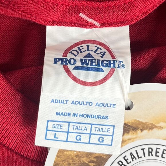 Realtree Outdoors Hunting Club Tshirt Mens Large Red  Delta Pro New - Picture 6 of 13